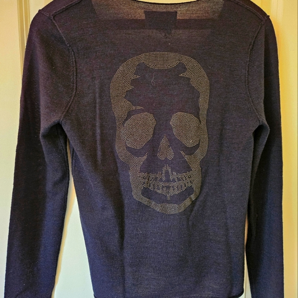 Zadig & Voltaire Merino Wool Skull Pullover / Sweater